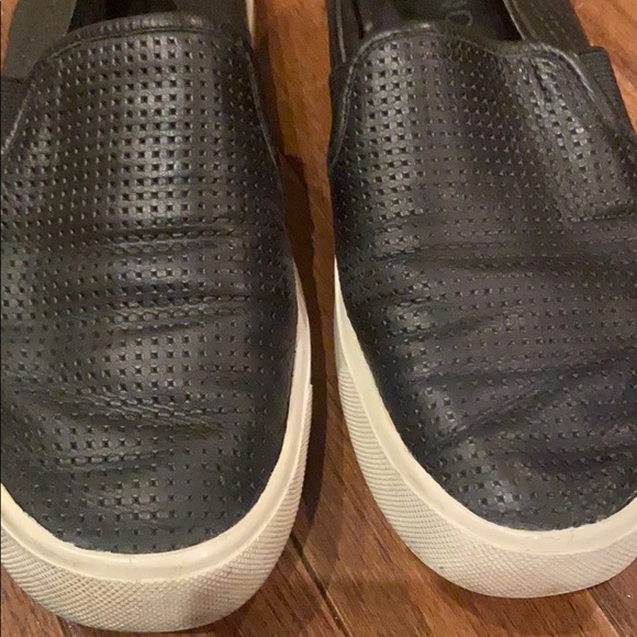 Vince Black Slip On Sneakers Size 6 - Picture 3 of 8